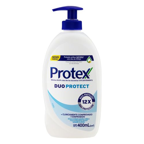 Sabonete Líquido Para Mãos Protex Dupla Ação 400ml