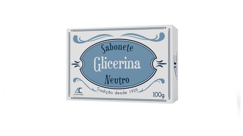 Sabonete Barra Augusto Caldas Glicerina Neutro 100g