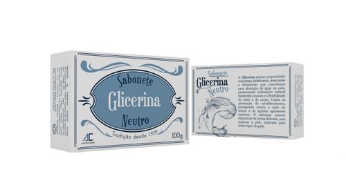 Sabonete Barra Augusto Caldas Glicerina Neutro 100g