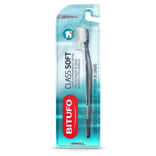 Escova Dental Bitufo Class Soft Extra Mácia com 1 Unidade