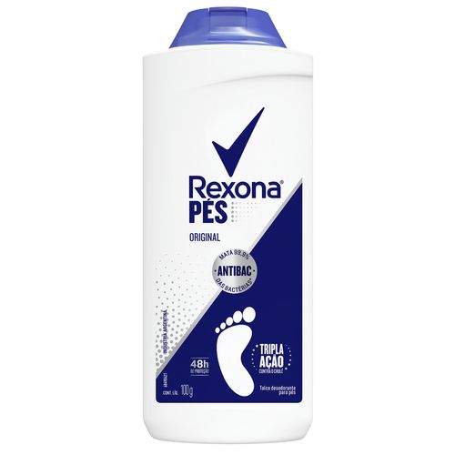 Talco Rexona Para os Pés Efficient Delicate 100g