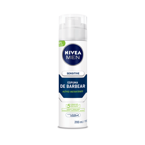 Nivea Men Espuma de Barbear Sensitive 200ml