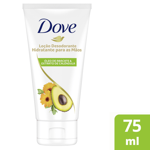 Loção Hidratante para Mãos Dove Óleo de Abacate & Extrato de Calêndula 75ml
