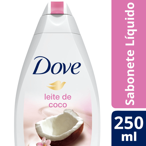 Sabonete Líquido Dove Delicious Care Leite de Coco e Pétalas de Jasmim 250ml