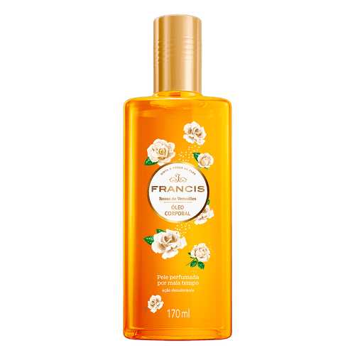 Óleo Corporal Francis Branco Rosas de Versalhas 170ml