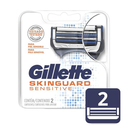 Carga Gillette Skinguard Sensitive com 2 Unidades