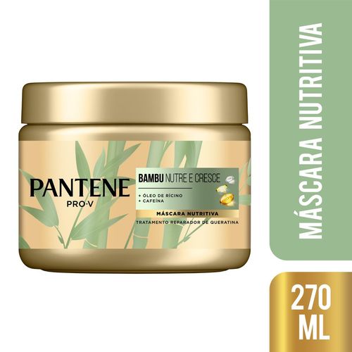 Máscara de Tratamento Pantene Bambu Nutre e Cresce 270ml