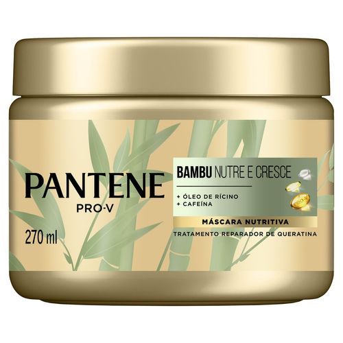 Máscara de Tratamento Pantene Bambu Nutre e Cresce 270ml
