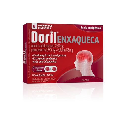 Doril Enxaqueca com 8 Comprimidos