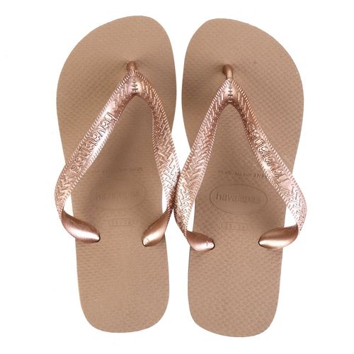 Sandália Havaianas Top Rose Gold Feminino Tamanho 41/42