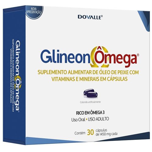 Glineon Omega AZ com 30 Cápsulas