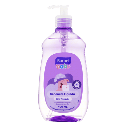 Sabonete Líquido Baruel Baby Sono Tranquilo 400ml