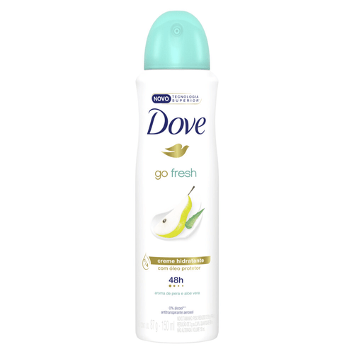 Desodorante Aerosol Dove Go Fresh Pera e Aloe Vera 87g