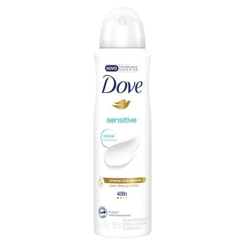 Desodorante Aerosol Dove Sensitive 150ml 89g