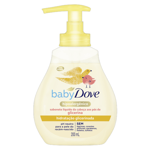 Sabonete Líquido Dove Baby Hidratação Glicerinada 200ml