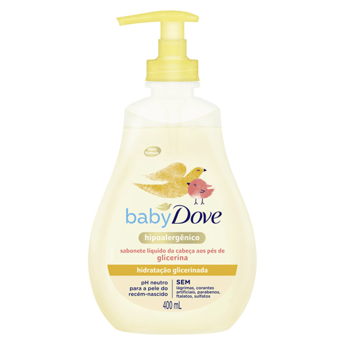 Sabonete Líquido Dove Baby Hidratação Glicerinada 400ml