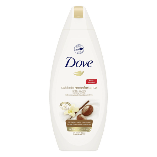 Sabonete Líquido Dove Delicious Care Manteiga de Karité e Baunilha 250ml