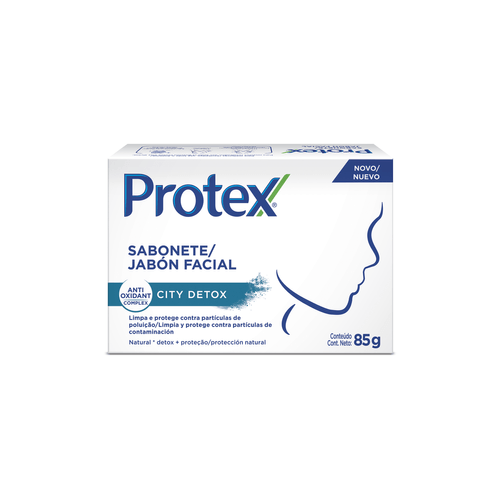 Sabonete em Barra Facial Protex City Detox com 85g