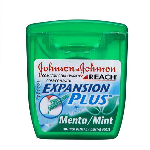 Fio Dental Johnson's Reach Expansion Plus Sabor Menta com 50 metros