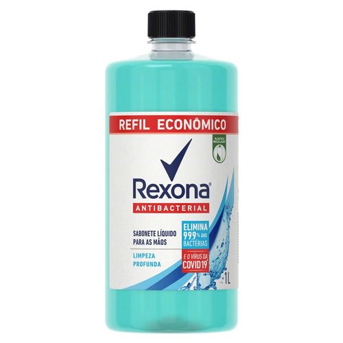 Sabonete Líquido Rexona Antibacterial Limpeza Profunda 1L