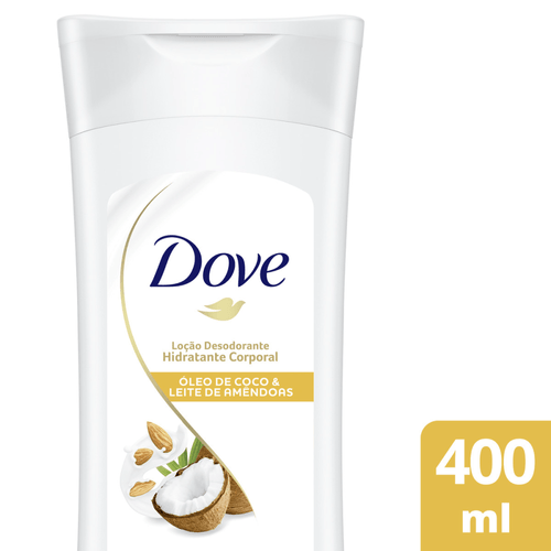 Loção Hidratante Corporal Dove Óleo de Coco & Leite de Amêndoas 400ml