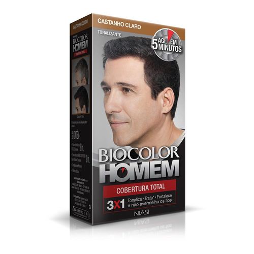 Tonalizante Biocolor Homem Castanho Claro