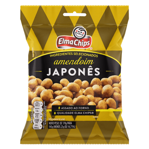 Amendoim Japonês Elma Chips 145g