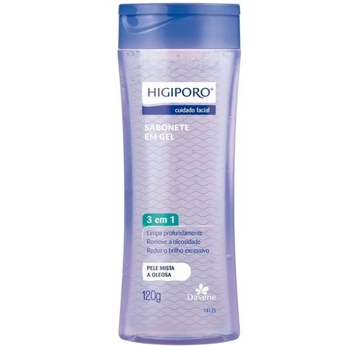 Sabonete em Gel Higiporo Pele Mista a Oleosa 120ml