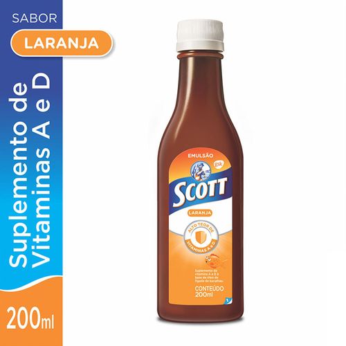 Emulsão Scott Laranja 200ml