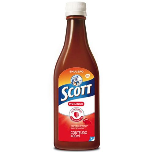 Emulsão Scott Morango 400ml