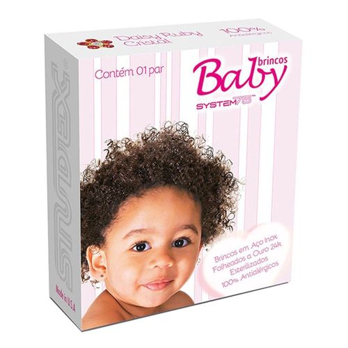 Brincos para Bebês Studex Rubi 6004