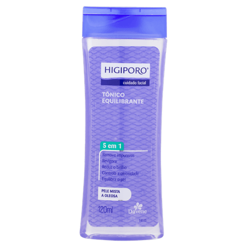 Tônico Equilibrante Higiporo Pele Mista a Oleosa 120ml