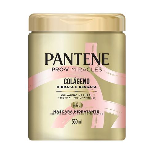 Máscara Hidratante Pantene Colágeno Hidrata & Resgata 550ml