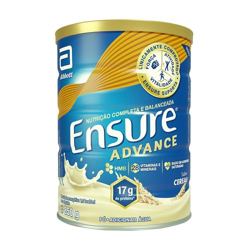 Suplemento Nutricional Ensure Pó Advanced Cereal 850g