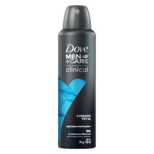 Desodorante Aerosol Dove Men +Care Clinical Cuidado Total 91g