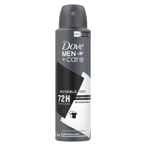 Desodorante Aerosol Dove Men+Care Invisible Dry 150ml 89g
