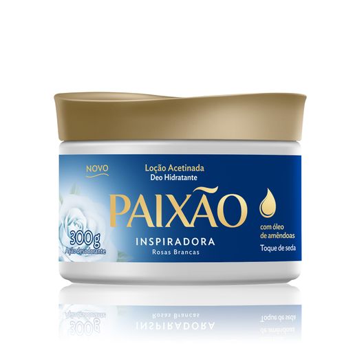 Loção Hidratante Acetinada Inspiradora Rosas Brancas 300g