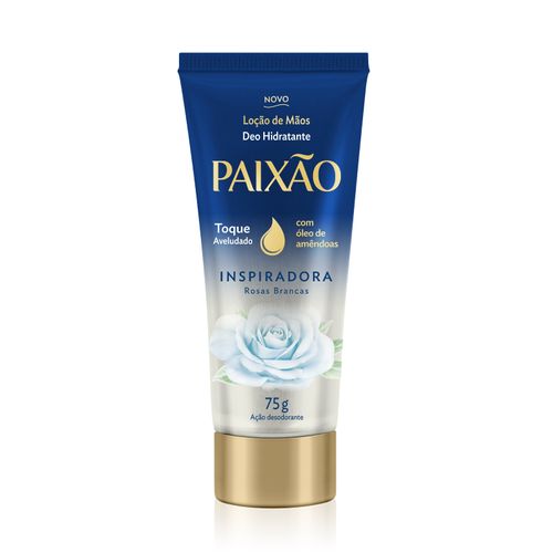 Hidratante para Mãos Paixao Inspiradora Rosas Branca 75g