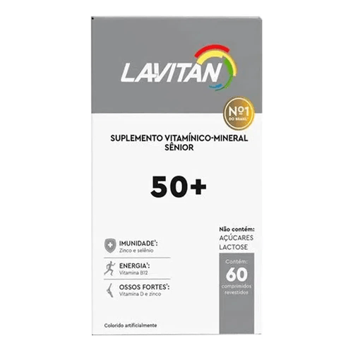 Lavitan 50+ Sênior com 60 Comprimidos