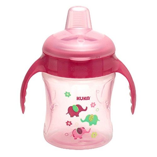 Caneca Kuka Treinamento Decorada Color Fun 200ml Rosa