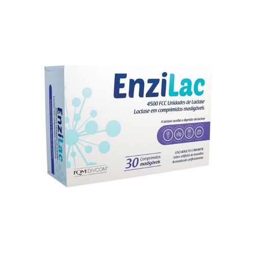 Enzilac 4.500fcc com 30 Comprimidos Mastigáveis