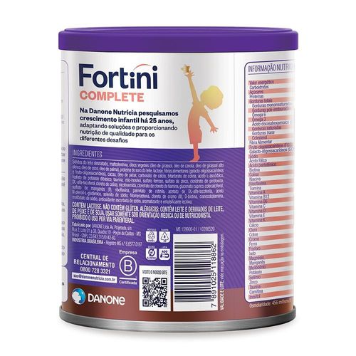 Suplemento Fortini Complete Chocolate 400g