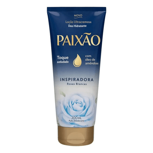 Loção Hidratante Paixão Ultracremosa Inspiradora Rosas Brancas 200ml