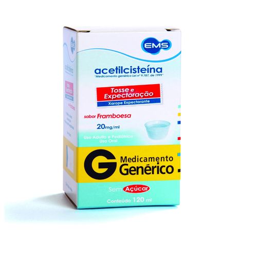 Acetilcisteína 20mg/ml Xarope Infantil 120ml EMS