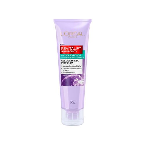 Gel de Limpeza Revitalift Hialurônico Antioleosidade 80g
