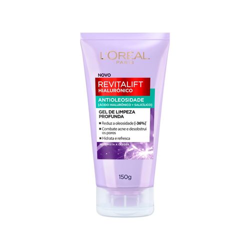 Gel de Limpeza Revitalift Hialurônico Antioleosidade 150g