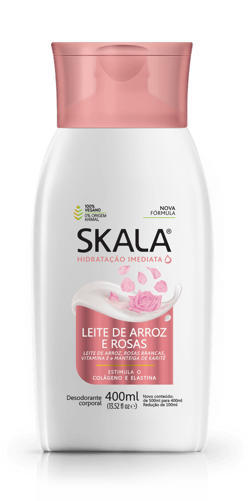 Hidratante Corporal Skala Leite Arroz e Rosas 400ml