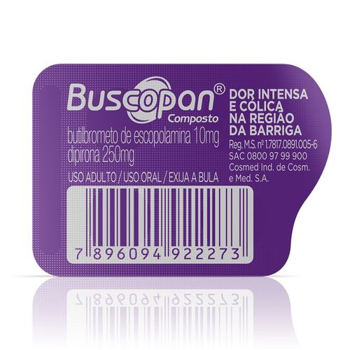 Buscopan Composto com 4 Comprimidos