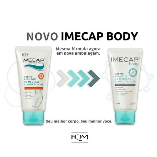 Creme Redutor de Medidas e Anticelulite Imecap Body 170g