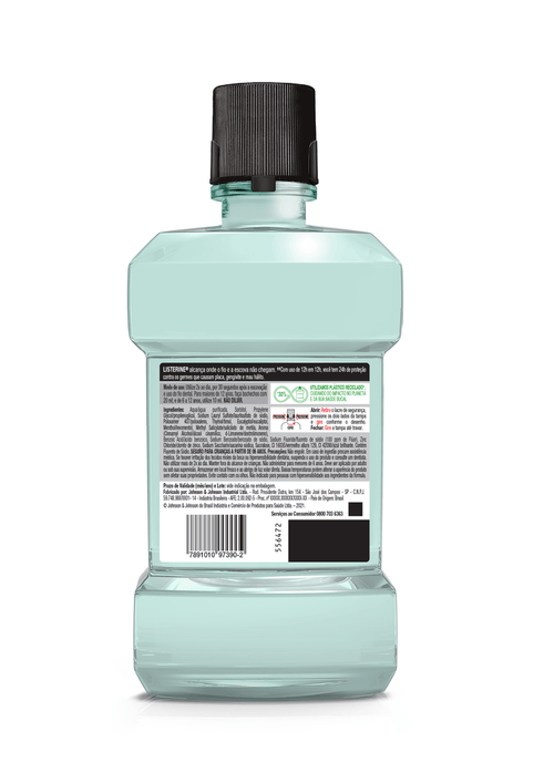 Antisséptico Bucal Listerine Zero Menta Suave 250ml